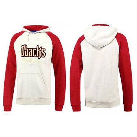 Arizona Diamondbacks Pullover Hoodie White & Red