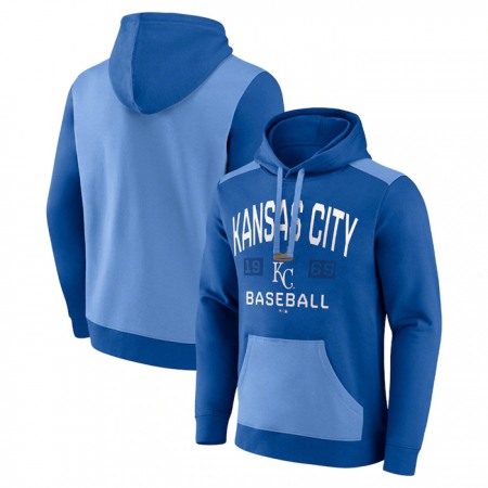 Men's Kansas City Royals Royal/Light Blue Chip in Pullover Hoodie