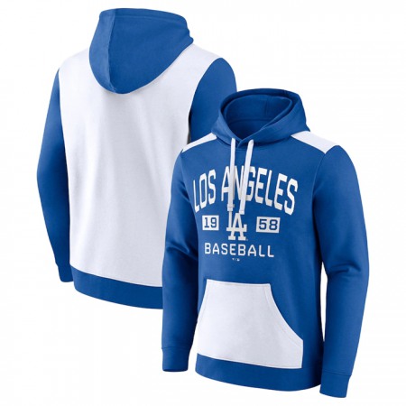 Men's Los Angeles Dodgers Royal/White Chip in Pullover Hoodie