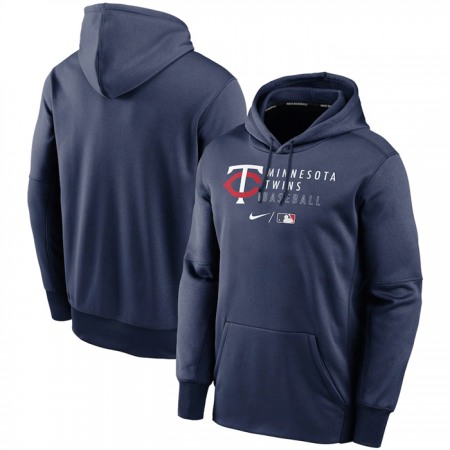 Men's Minnesota Twins Navy 2022 Performance Pullover Hoodie