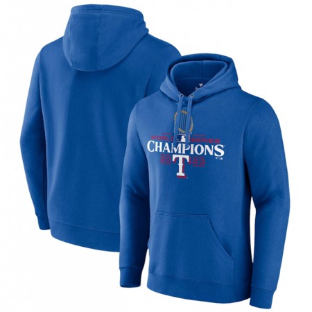 Men's Texas Rangers Royal 2023 World Series Champions Pullover Hoodie