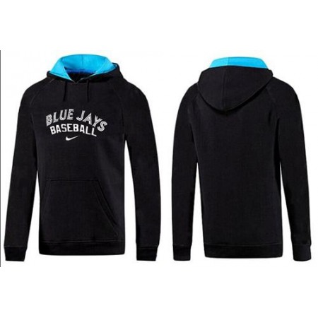 Toronto Blue Jays Pullover Hoodie Black & Blue