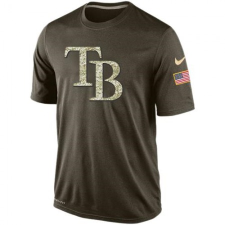 Men's Tampa Bay Rays Salute To Service Nike Dri-FiT T-Shirt