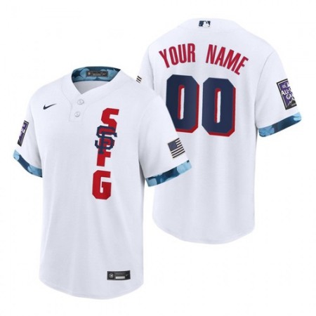 Men's San Francisco Giants ACTIVE Player Custom 2021 White All-Star Cool Base Stitched MLB Jersey