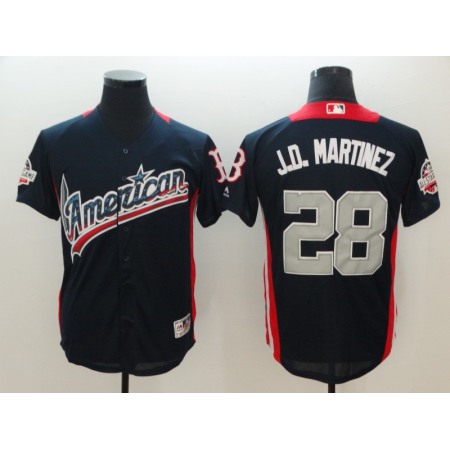 American League #28 J.D. Martinez Navy 2018 MLB All-Star Game Home Run Derby Jersey