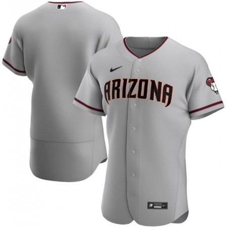 Men's Arizona Diamondbacks Blank 2020 Grey Flex Base Stitched Jersey