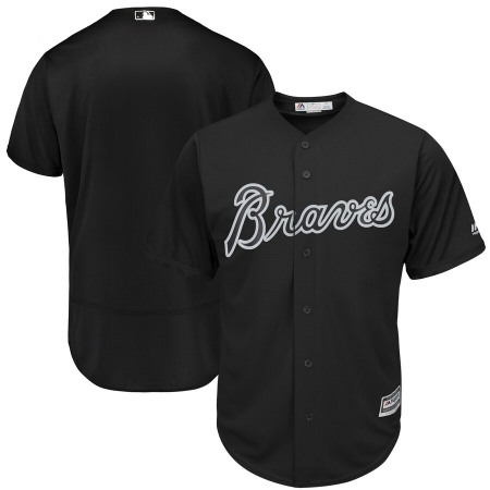 Men's Atlanta Braves Majestic Black 2019 Players' Weekend Replica Team Stitched MLB Jersey