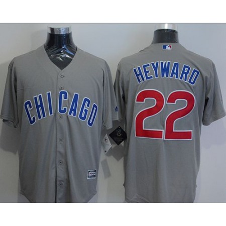 Cubs #22 Jason Heyward Grey New Cool Base Stitched MLB Jersey