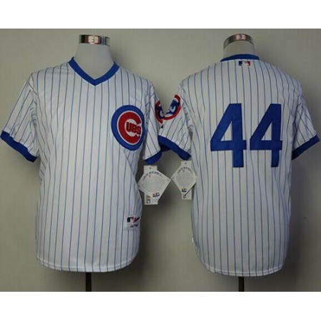 Cubs #44 Anthony Rizzo White 1988 Turn Back The Clock Stitched MLB Jersey