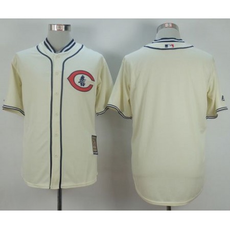 Cubs Blank Cream 1929 Turn Back The Clock Stitched MLB Jersey