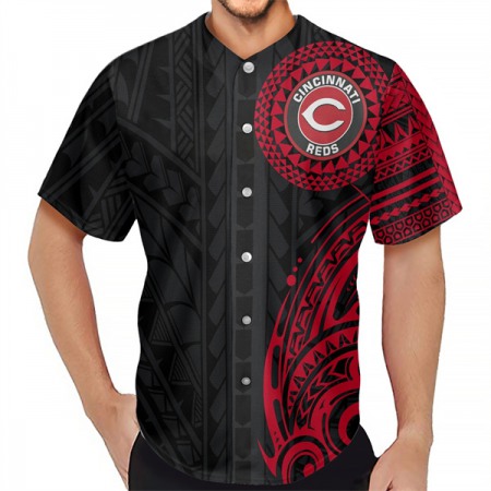 Men's Cincinnati Reds Black Baseball Jersey