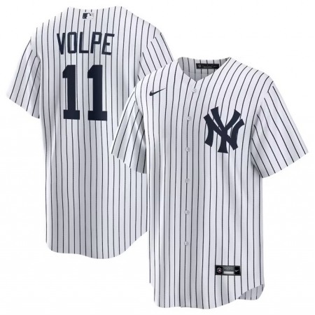 Men's New York Yankees #11 Brett Gardner White Cool Base Stitched Baseball Jersey