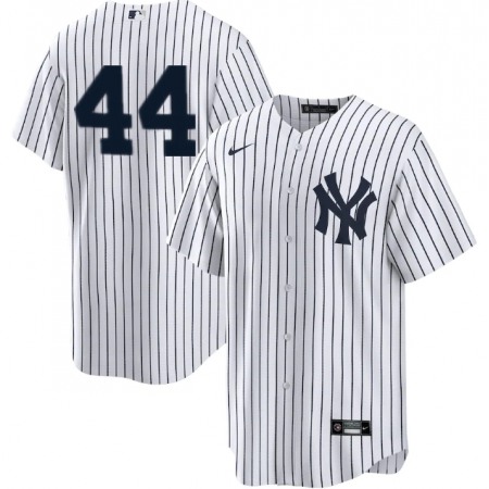 Men's New York Yankees #44 Reggie Jackson White Cool Base Stitched Baseball Jersey