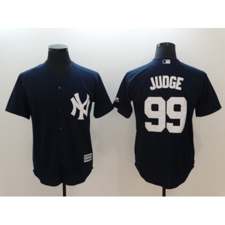 Men's New York Yankees #99 Aaron Judge Majestic Navy Fashion Official Cool Base Stitched MLB Jersey