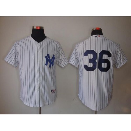 Yankees #36 Carlos Beltran White Stitched MLB Jersey