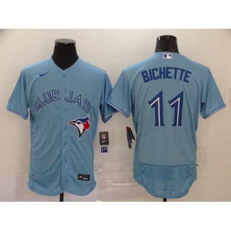 Men's Toronto Blue Jays #11 Bo Bichette Blue Flex Base Stitched MLB Jersey