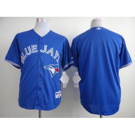 Blue Jays Blank Blue Alternate Cool Base 2012 Stitched MLB Jersey