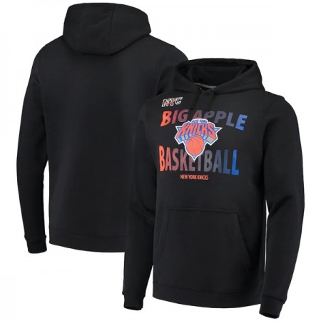 Men's New York Knicks 2021 Black City Edition Story Club Pullover Hoodie