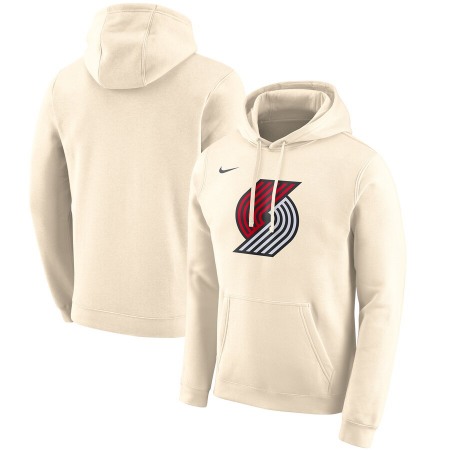 Men's Portland Trail Blazers Cream City Edition Logo Essential Pullover Hoodie