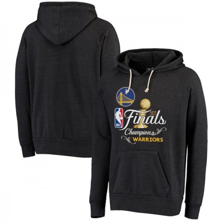 Men's Golden State Warriors 2021-2022 Black NBA Finals Champions Swish Tri-Blend Pullover Hoodie