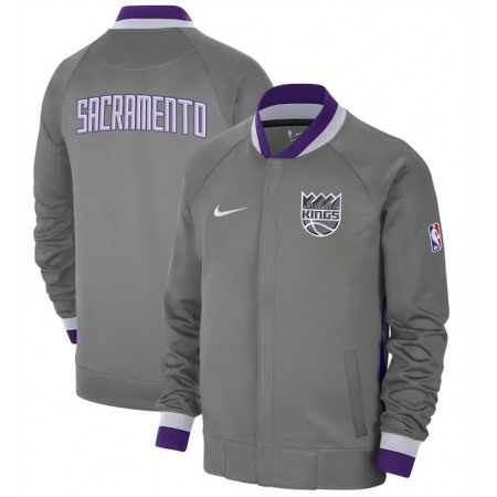 Men's Sacramento Kings Grey 2022/23 City Edition Full-Zip Jacket