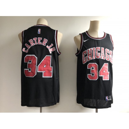 Men's Chicago Bulls #34 Wendell Carter Jr. Black Statement Edition Swingman Stitched NBA Jersey