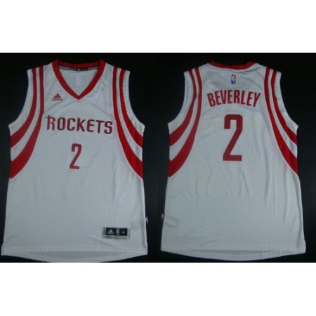 Revolution 30 Rockets #2 Patrick Beverley White Road Stitched NBA Jersey