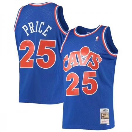 Men's Cleveland Cavaliers #25 Mark Price Blue 1988-89 Mitchell & Ness Swingman Stitched Jersey