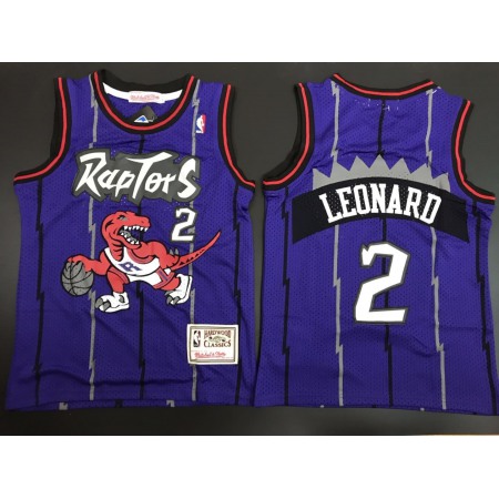 Men's Toronto Raptors #2 Kawhi Leonard Blue Swingman Stitched NBA Jersey