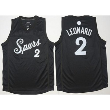 Spurs #2 Kawhi Leonard Black 2016-2017 Christmas Day Stitched NBA Jersey