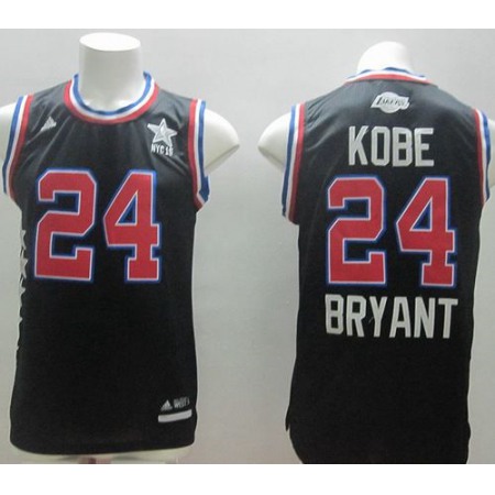 Lakers #24 Kobe Bryant Black 2015 All Star Stitched NBA Jersey