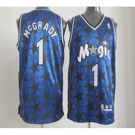 Magic #1 Tracy Mcgrady Blue All Star Stitched Jersey