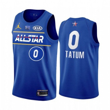 Men's 2021 All-Star Celtics #0 Jayson Tatum Blue Eastern Conference Stitched NBA Jersey