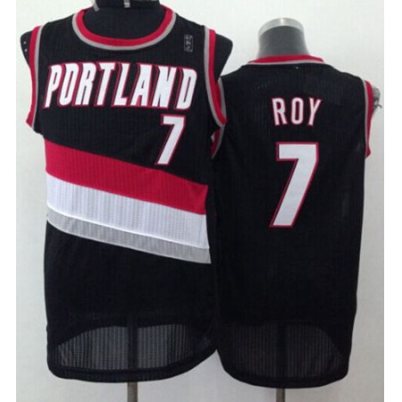 Revolution 30 Blazers #7 Brandon Roy Black Stitched NBA Jersey