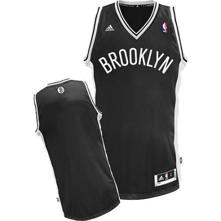 Revolution 30 Nets Blank Black Stitched NBA Jersey