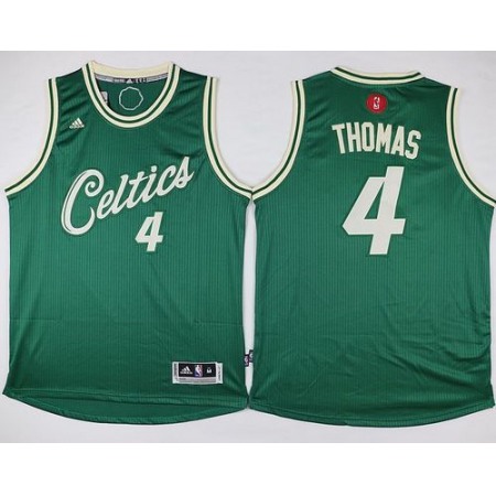 Celtics #4 Isaiah Thomas Green 2015-2016 Christmas Day Stitched NBA Jersey