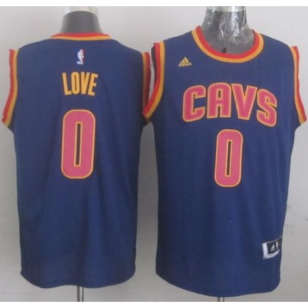 Revolution 30 Cavaliers #0 Kevin Love Navy Blue Stitched NBA Jersey