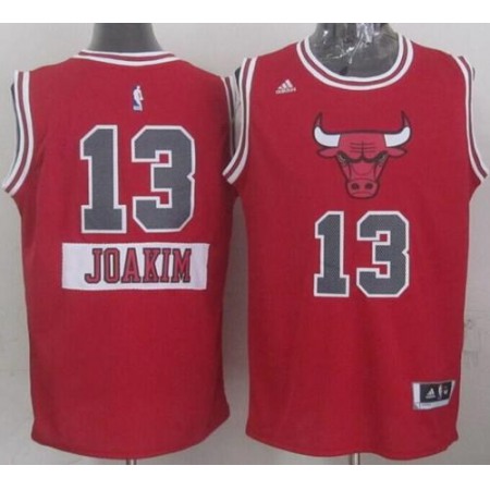 Bulls #13 Joakim Noah Red 2014-15 Christmas Day Stitched NBA Jersey