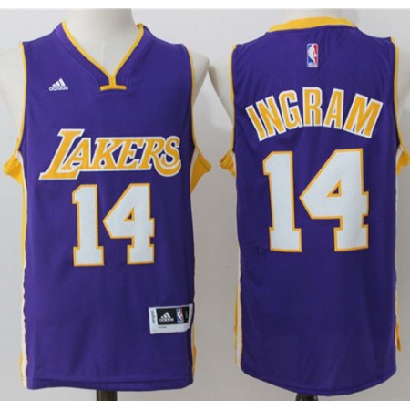 Lakers #14 Brandon Ingram Purple Stitched NBA Jersey