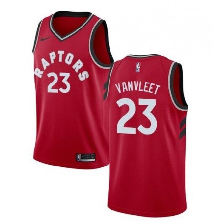 Men's Toronto Raptors #23 Fred Vanvleet Red Stitched NBA Jersey