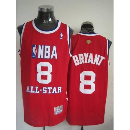 Mitchell And Ness Lakers #8 Kobe Bryant Red 2003 All Star Stitched NBA Jersey