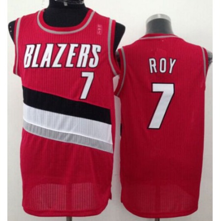 Revolution 30 Blazers #7 Brandon Roy Red Stitched NBA Jersey