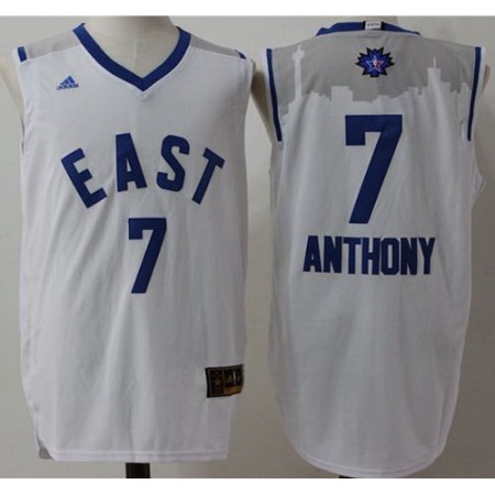 Knicks #7 Carmelo Anthony White 2016 All Star Stitched NBA Jersey