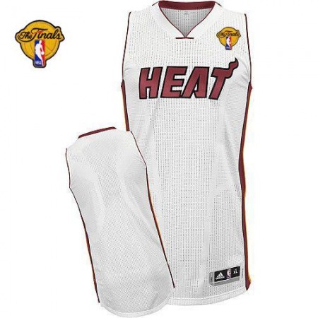 Revolution 30 Heat Blank White Finals Patch Stitched NBA Jersey