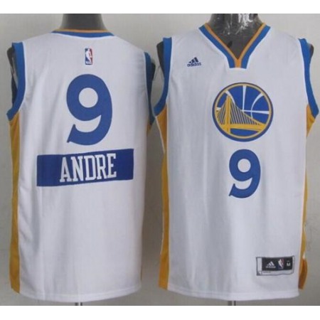 Warriors #9 Andre Iguodala White 2014-15 Christmas Day Stitched NBA Jersey