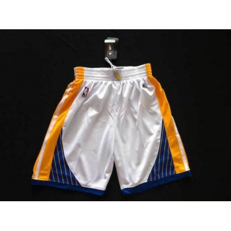 Golden State Warriors White NBA Shorts