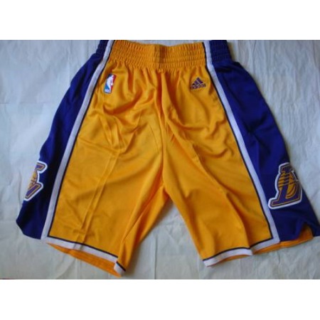 Los Angeles Lakers Yellow NBA Shorts