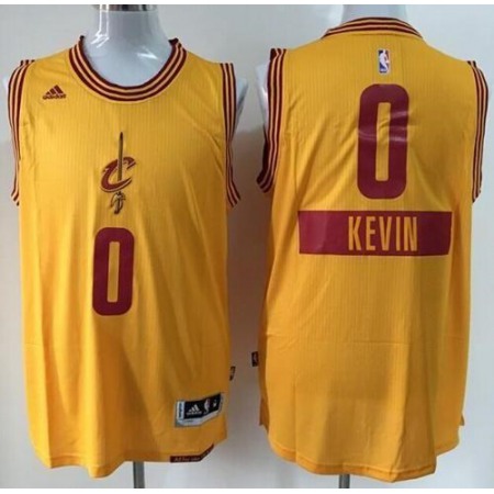 Cavaliers #0 Kevin Love Gold 2014-15 Christmas Day Stitched Youth NBA Jersey