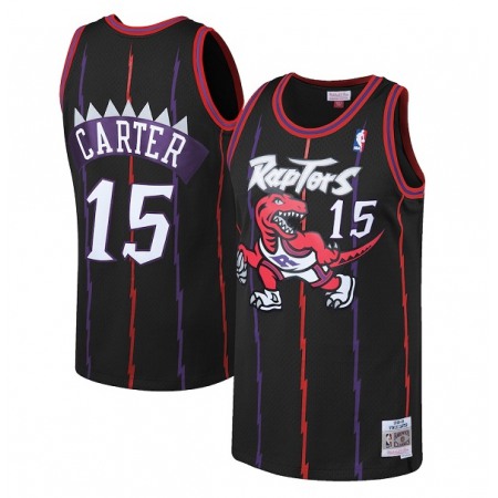 Youth Toronto Raptors #15 Vince Carter 1998-99 Black Mitchell & Ness Throwback Swingman Stitched Basketball Jersey