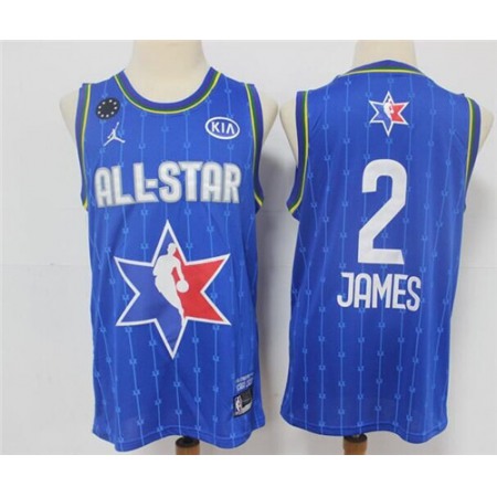 Youth Los Angeles Lakers #2 LeBron James Blue 2020 All-Star Stitched NBA Jersey